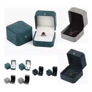 [유토피아]결혼 목걸이 반지함 선물함 보석함 예식용 쥬얼리 고급 반지케이스 프로포즈 결론반지 교환반지