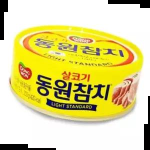 참치캔 살코기 동원참치캔 캔참치 살코기참치 술안주 100g