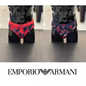 갤러리아 아르마니언더웨어[남]그래픽 마이크로 삼각팬티 2종 택1 53P1042-4