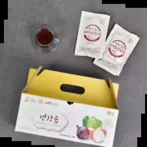 양파껍질 농부프린스 무안자색양파즙 빨간양파즙 적양파 100포
