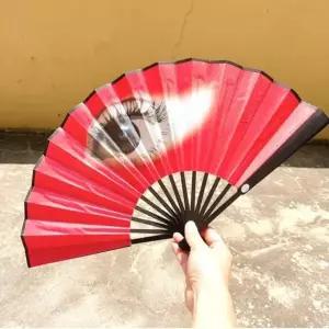 부채 연말 와 무대 장기자랑 무용 바람 이정현 눈접이