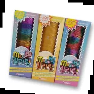 슬링키 스프링 장난감 어린이 무지개링 용수철 링 대