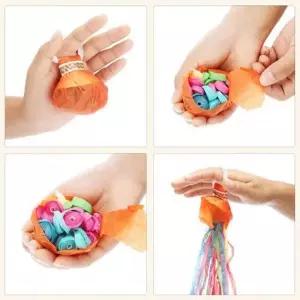 사용하는 던져 줄폭죽 10개 손으로 꽃가루 분수폭죽