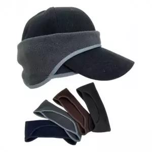 모자 부착형 방한 귀마개 스냅백 헤어밴드 기모 보온