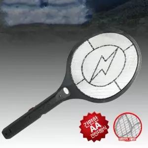 (색상 투버튼 전기모기채 블랙)투버튼 안전 전기모기채 파리채