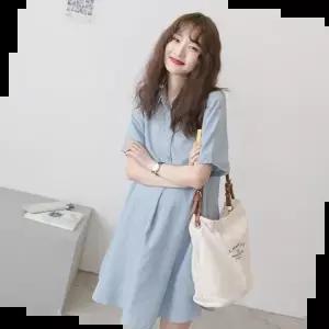 셔츠원피스코디 키밍 반팔 임산부 셔츠 원피스 빅사이즈 루즈핏 여름