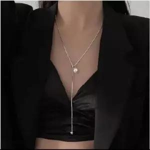 [셀러에이드]주얼리 패션목걸이 진주 롱 체인 네크리스 진주목걸이