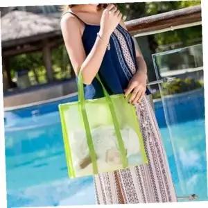 물놀이가방 아쿠아 방수 비치백(그린) PVC 물놀이가방