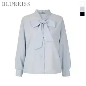 [블루레이스] 심플 보타이 블라우스_B6S1BL5061