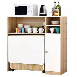 접이식 식탁 렌지대 주방 수납장 밥통 선반 거치대