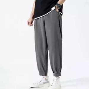 [골드스마일]남성용 쿨링 배기 조거팬츠 9부 가을 여름 캐주얼 항아리핏 긴바지