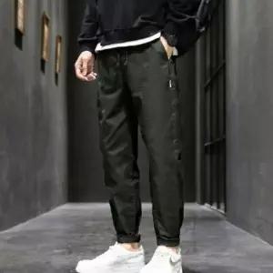 [골드스마일]남성용 봄여름 가을 밴딩 코튼 슬림핏 빈티지 워싱 청반바지 슬랙스