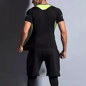 [셀러에이드]컬러 포인트 반팔 티셔츠 반바지 트레이닝 운동복 스포츠웨어