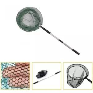 접이식 낚시망 벌집형 조절 가능한 뜰채 그물망 원형 물고기 채집망