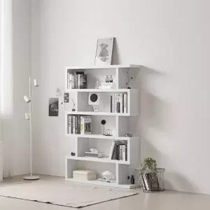 [히트가구] RG123 모듈 1200 디자인 5단 책장 2colors (착불)