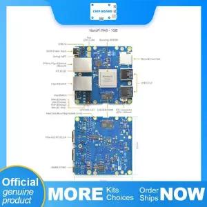 FriendlyElec NanoPi R4S 1GB4GB 듀얼 GbE 게이트웨이 RK3399 탑재 금속 냉각 및 OpenWrtLEDE 라우터 프로