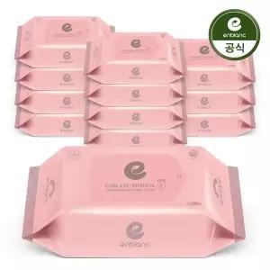 [NS홈쇼핑](행사)앙블랑 인디핑크 엠보싱 휴대리필 20매x12팩 N-IMR12[35676555]