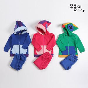 스타즈 겨울(기모) 후드짚업 점퍼 (9호~19호) / 게임캐릭터 할로윈의상 / 어린이집 유치원 등원룩 / 상어