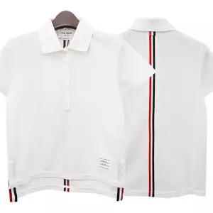[명품] 25SS 여성 클래식 백로고 삼선 폴로 반팔티 화이트 FJP014A 00050 100