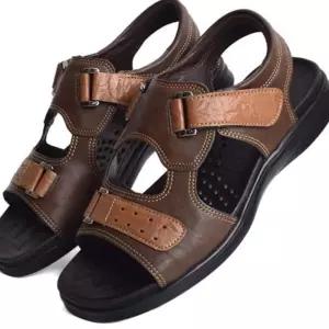 K88 인조가죽 퀄리티 좋은 남성용 여름샌들 바캉스샌