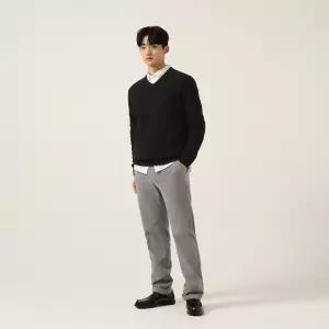 빈폴 멘 FW25몰스킨 스탠다드핏 팬츠 - 그레이  BC5921C023LL