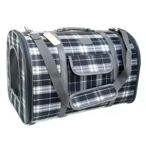 펫라인 신형 체크 이동가방(소)/이동가방/애견케이지/강아지이동장/애견가방/고양이가방/애견이동장/애견케