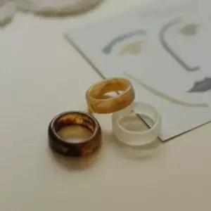 호마이카 라인 마블링 3pcs 반지세트 심플 WEDD9AD