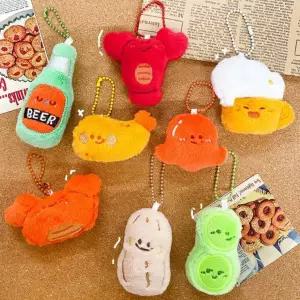 인기 인형뽑기 인형키링 음식 마라 쭈꾸미 트렌드 별난 8종 푸드 튀김