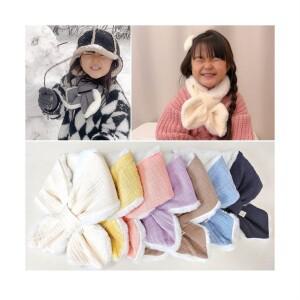 메롱베베 삼중거즈 퍼 네키 아기 목도리 넥워머 유아 아동 쁘띠