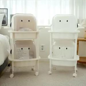 보노하우스 국내생산 리브덕 스토리지 트롤리 속옷 양말 정리함 이동식 선반 책 잡지 꽂이 문구용품 정리 리빙 카트 북트롤리 슬림 모음