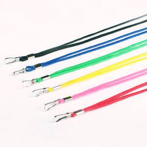 오피스존 칼라 한쪽 고리줄 10개 명찰 목걸이줄 클립 집게형