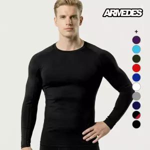 아르메데스 사계절 크로스핏 언더레이어 라운드 상의 AR-66