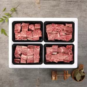 [작심밀도]우리가락 1++한우갈비세트2호찜갈비x4