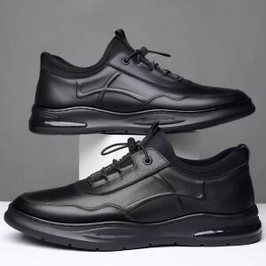 남성운동화 올블랙 스니커즈 러닝화 워킹화 ZG302