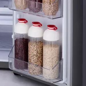 락앤락 인터락 쌀 잡곡통 3개세트 냉장고 정리 플라스틱용기 소분/수납/보관 시리얼/씨리얼/파스타면/사료