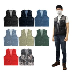 국산 고급 망사 조끼 쿨 메쉬 배달 택배 작업 등산 낚시 제초 봄 여름 국내산