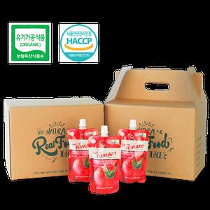 토마토즙 100% 무설탕 무첨가 해썹 안심 국내산 유기농 토마토즙 120ml 30개