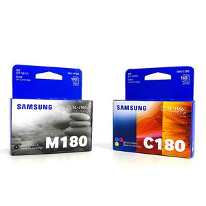 INK-M180 블랙 INK-C180 컬러 세트 삼성 SL-J1660 SL-J1770FW