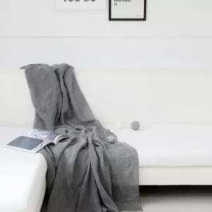 [텐바이텐][modern 110] 그레이 린넨블랑켓