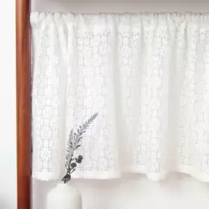 [텐바이텐]벚꽃레이스 바란스커튼 미니 주방 선반 가리개 가림막