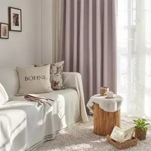 [텐바이텐][맞춤]퀸즈벨벳 100프로암막커튼 방한 방풍 인디핑크