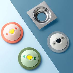 싱크대 원터치 배수구 배수구캡 배수구덮개 싱크대마개 뚜껑 배수캡 욕조마개 세면대 악취차단 레드