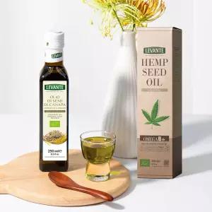 르반테 유기농 대마종자유 250ml 1병 단박스 선물세트 + 스푼,감사쇼핑백