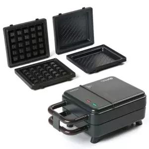 [텐바이텐]도무스 팬분리형2가지모양틀 와플메이커 블랙_(4132849)