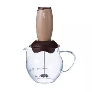 [텐바이텐]하리오 커피 핸드드립 세트 전동 우유 거품기 브라운