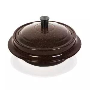 [텐바이텐]전통의 맛 황토코팅 통무쇠 가마솥 16cm