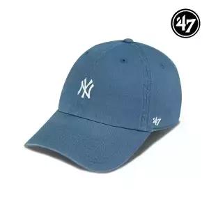 47브랜드 뉴욕 양키스 NY 스몰 로고 MLB 엠엘비 볼캡 야구 모자 팀버 블루 B-BSRNR17GWS-TB