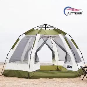 [NS홈쇼핑]카키넷 원터치 텐트 대형/그늘막텐트/피크닉/돔텐트/팝업텐트/자동텐트/대형텐트/모기장/캠..