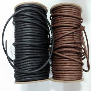 4mm 오시도리 면끈 왁스끈 2가지 색상 1롤 50야드