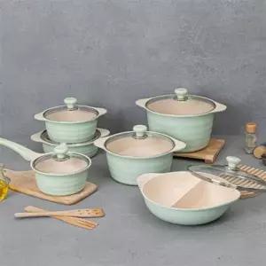 [텐바이텐]허브 IH 세라믹 코팅 푸어링 림 인덕션 반반 샤브냄비